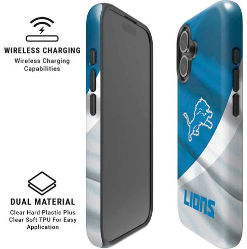 NFL Detroit Lions iPhone 16 Plus Magsafe Impact Case